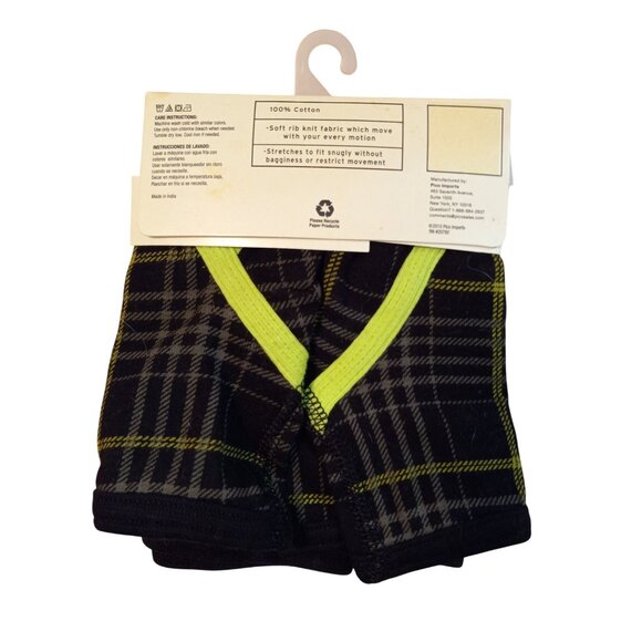 Boxer Briefs S 28-30" Plaid Cotton Boxers Soft Knit Fabric Comfortable Fit NEW - Picture 3 of 4